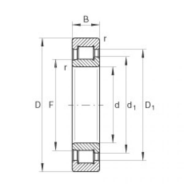 roulements SL192319-TB INA #1 image