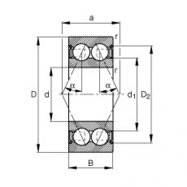 roulements 3001-B-2Z-TVH FAG #1 image