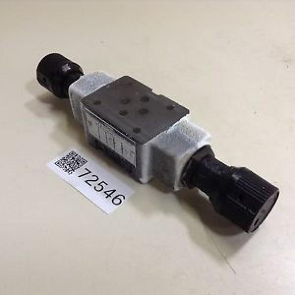 Yuken Throttle &amp; Check Modular Valve MSW-01-X-50 Used #72546 #1 image