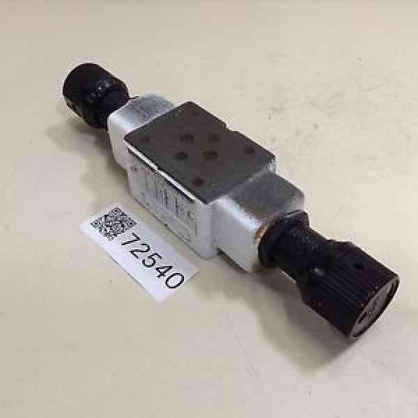 Yuken Throttle &amp; Check Modular Valve MSW-01-X-50 Used #72540 #1 image