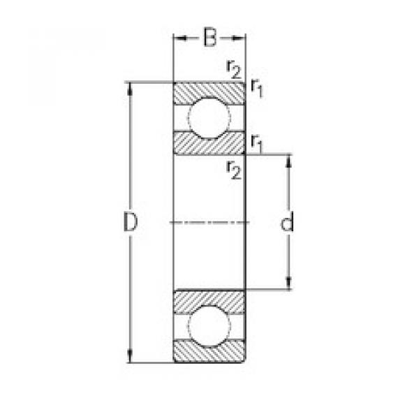 Подшипник 61860-MA NKE #1 image