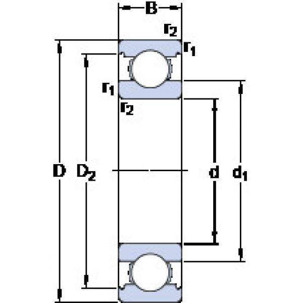 Подшипник 619/4 SKF #1 image