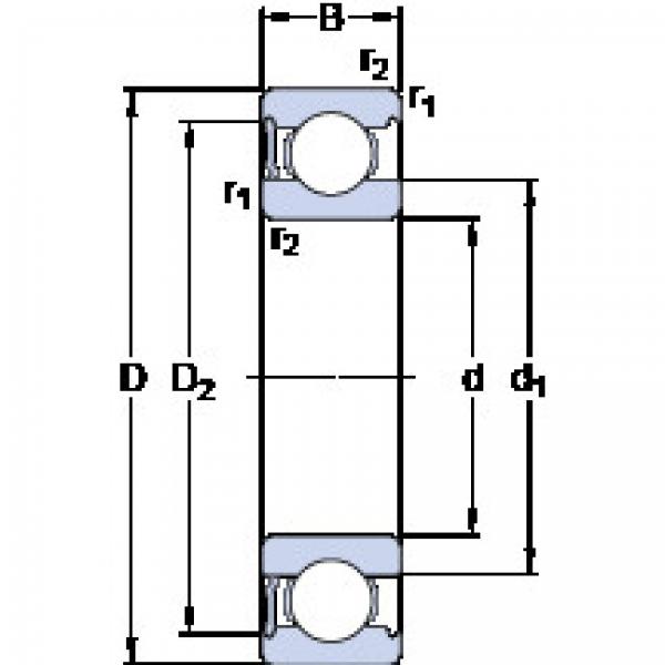 Bantalan 634-RS1 SKF #1 image