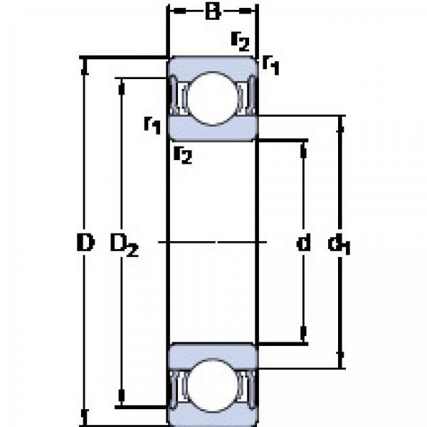 roulements 6021-2RS1 SKF #1 image