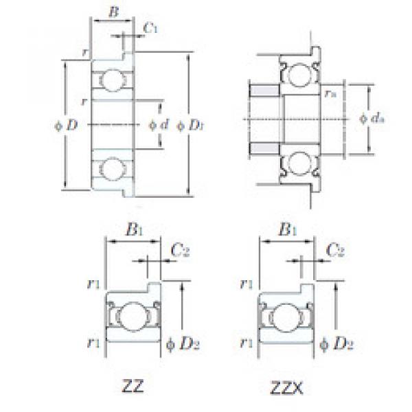 Bantalan F697ZZ KOYO #1 image