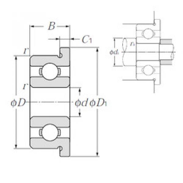 Bantalan FL602 NTN #1 image