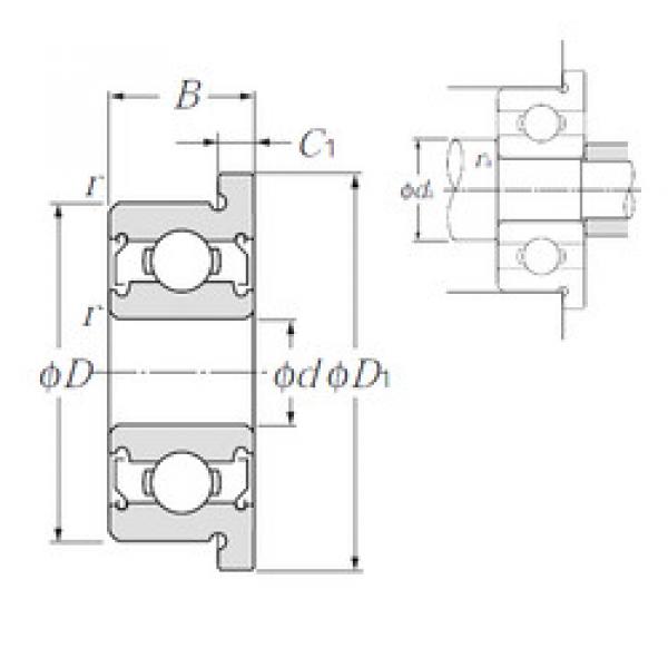 Bantalan FL602ZZA NTN #1 image