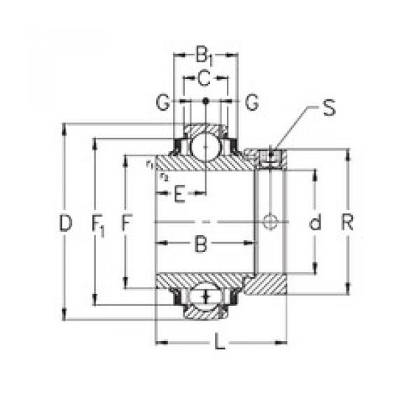 Bantalan GE100-KRRB NKE #1 image