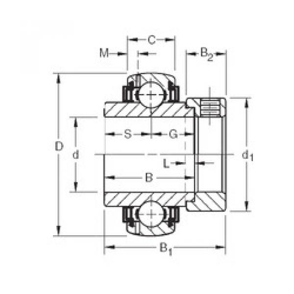 المحامل GN102KLLB Timken #1 image