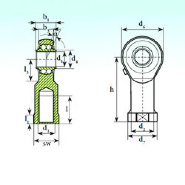 Rodamiento TSF 25 BB ISB #1 image