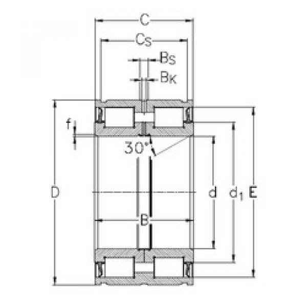 Подшипник NNF150-2LS-V NKE #1 image