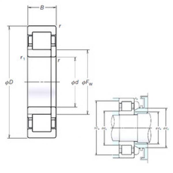 Подшипник NUP2324EM NSK #1 image