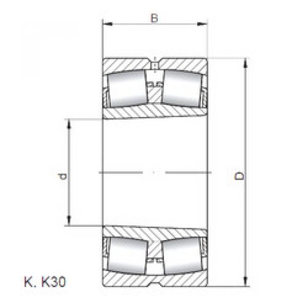 roulements 23930 KW33 ISO #1 image