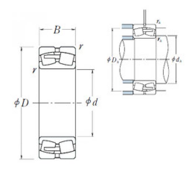 roulements 23972CAE4 NSK #1 image