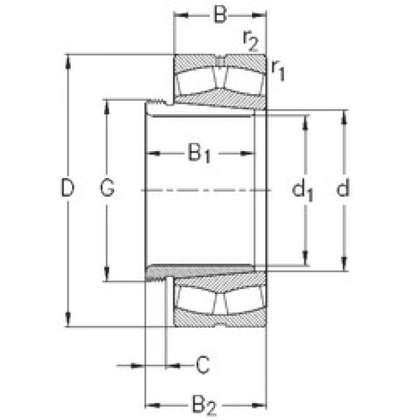 Bantalan 239/560-K-MB-W33+AH39/560 NKE #1 image