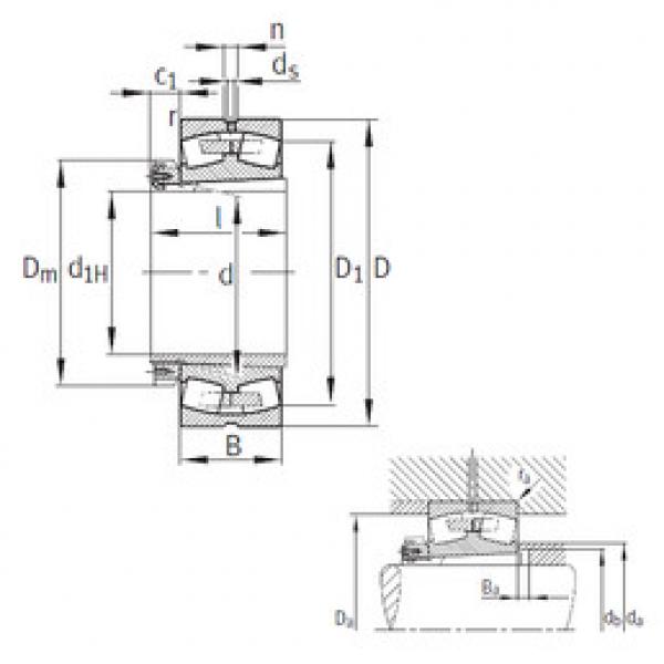 Bantalan 239/530-K-MB+H39/530 FAG #1 image