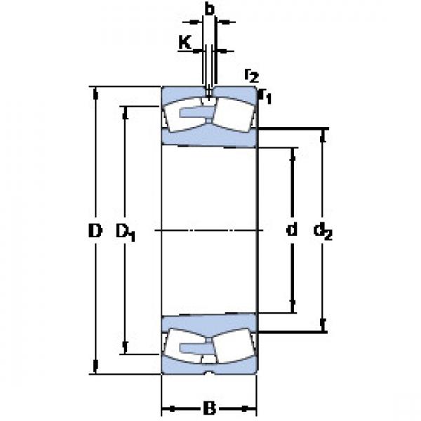 Bantalan 239/600 CAK/W33 SKF #1 image