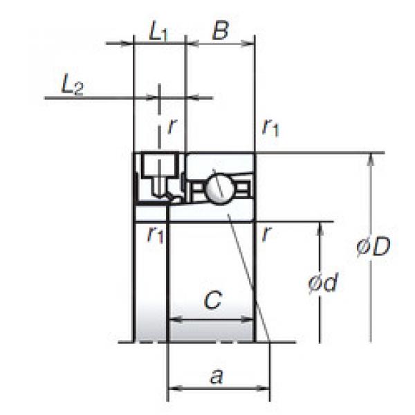 roulements 40BNR10XE NSK #1 image