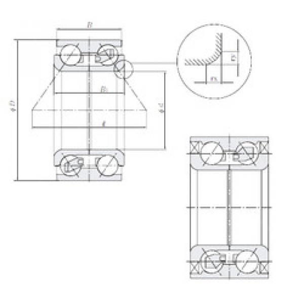 roulements TM-DE08A74CS10PX1/L260 NTN #1 image