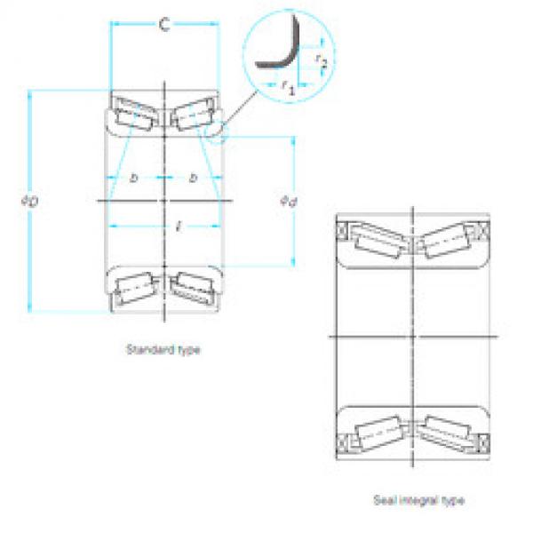 Подшипник ZA-42KWD10U42CA-01LB NSK #1 image