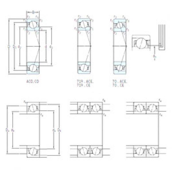 Bantalan 71804 CD/P4 SKF #1 image