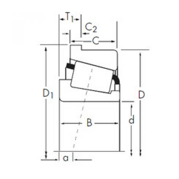 Подшипник X32309M/Y32309RM Timken #1 image