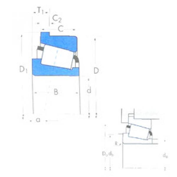 Bantalan 68462/68712B Timken #1 image