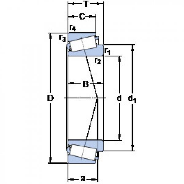 Bantalan 32956/C02 SKF #1 image