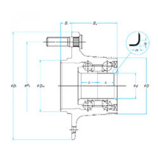 Подшипник 32BWK10-Y-2CP17-01 H NSK #1 image