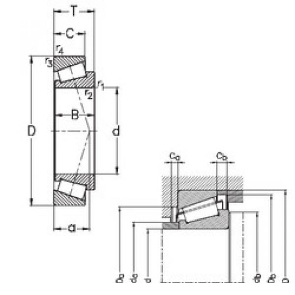 Rodamiento T4CB140 NKE #1 image