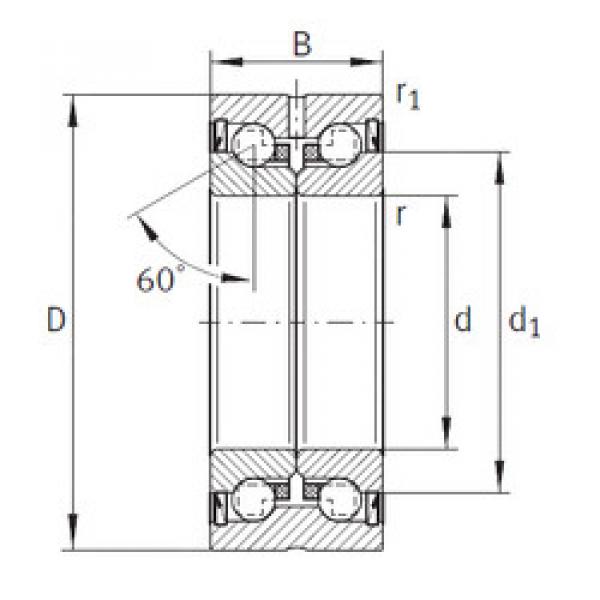 Bantalan ZKLN0832-2Z INA #1 image