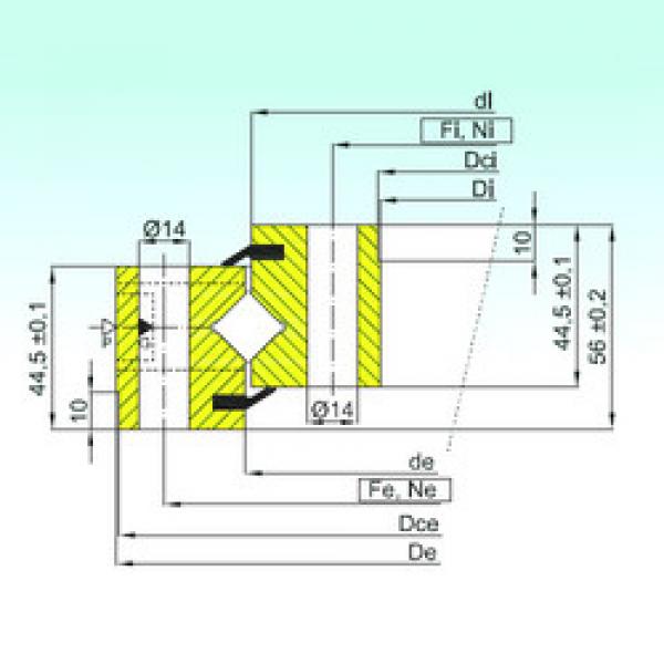 Bantalan NR1.14.0844.200-1PPN ISB #1 image