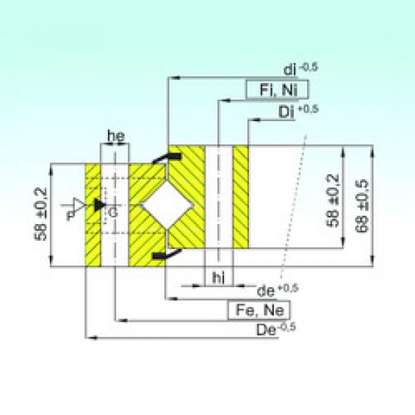 Bantalan NR1.16.1424.400-1PPN ISB #1 image