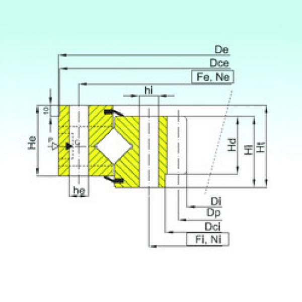 roulements ZR1.20.0489.400-1SPPN ISB #1 image