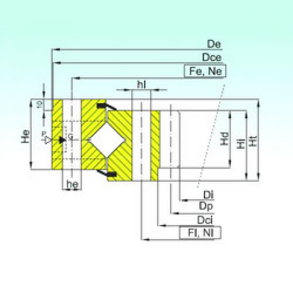 roulements ZR1.45.1606.400-1SPPN ISB #1 image