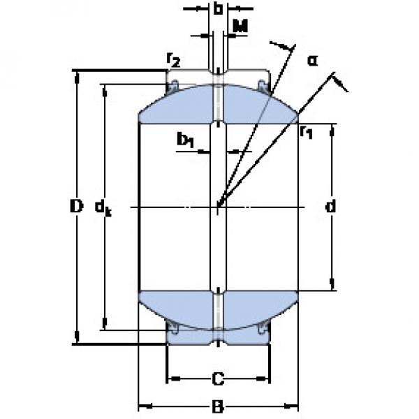 roulements GEZH 312 ES-2RS SKF #1 image