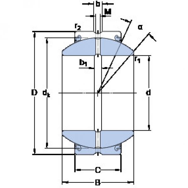 roulements GEZH 308 ES-2LS SKF #1 image