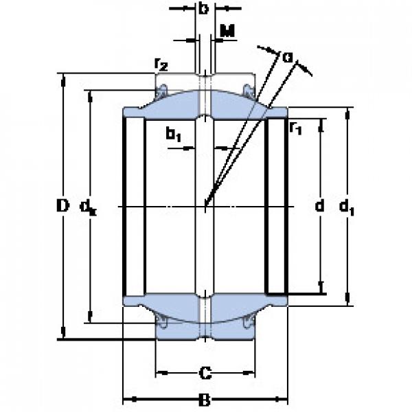 Подшипник GEZM 408 ES-2RS SKF #1 image