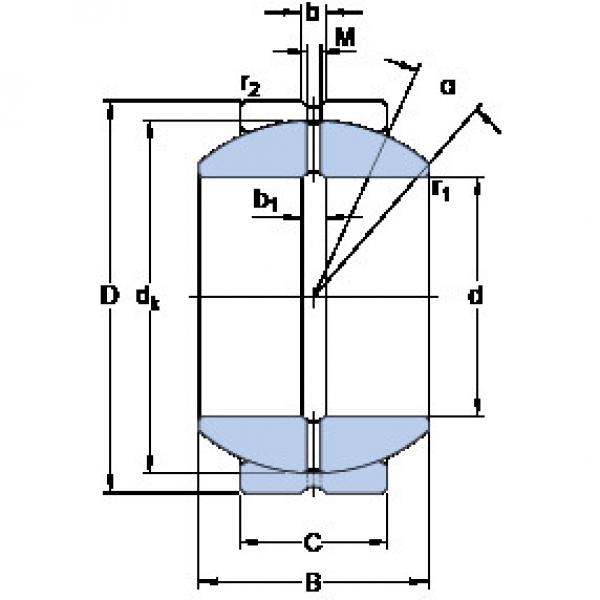 roulements GEZH 508 ES SKF #1 image