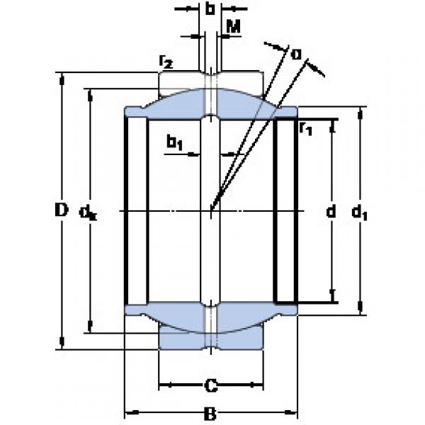 Подшипник GEZM 308 ES SKF #1 image