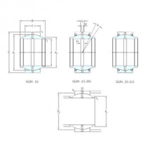 Подшипник GEZM204ES-2RS SKF #1 image