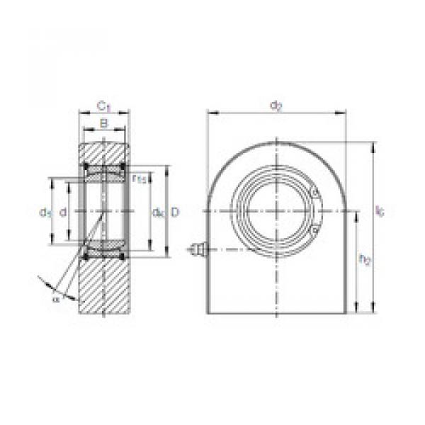 Подшипник GF 100 DO INA #1 image