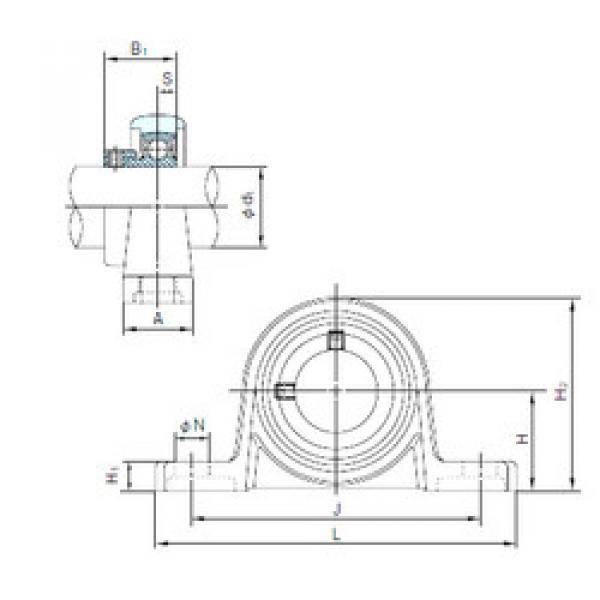 Подшипник UP 08 NACHI #1 image