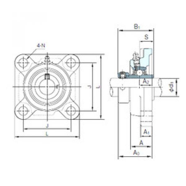 roulements UGF210 NACHI #1 image