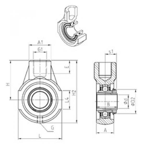 Подшипник UKEHE206H SNR #1 image