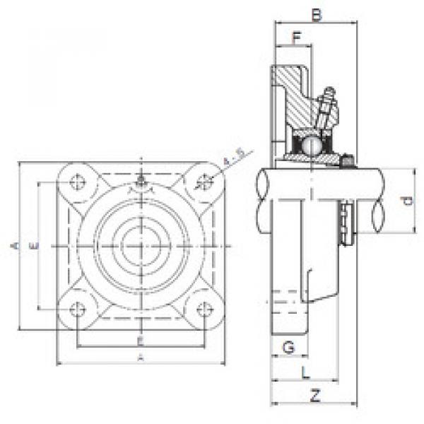 Подшипник UKF209 ISO #1 image