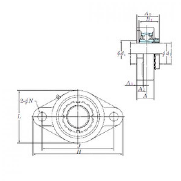 Подшипник UKFL210 KOYO #1 image