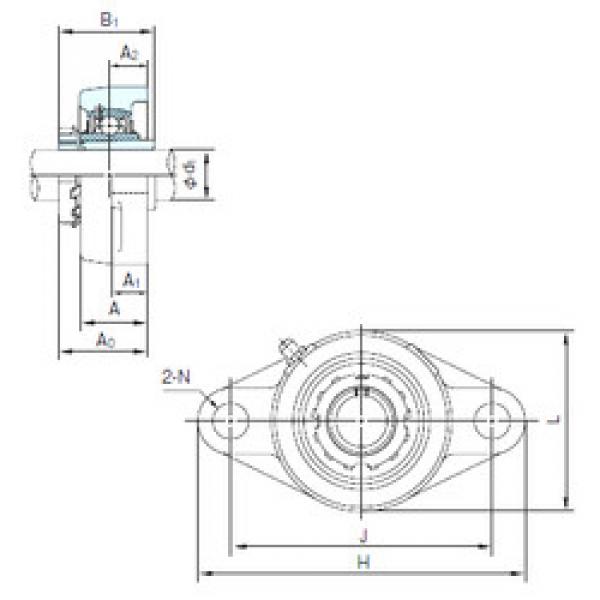 Подшипник UKFL207+H2307 NACHI #1 image