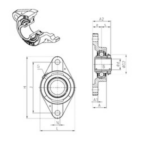 Подшипник UKFLE207H SNR #1 image