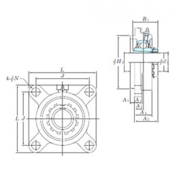 Подшипник UKFS306 KOYO #1 image